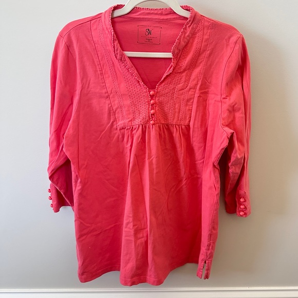 StudioWorks coral top - Picture 1 of 2